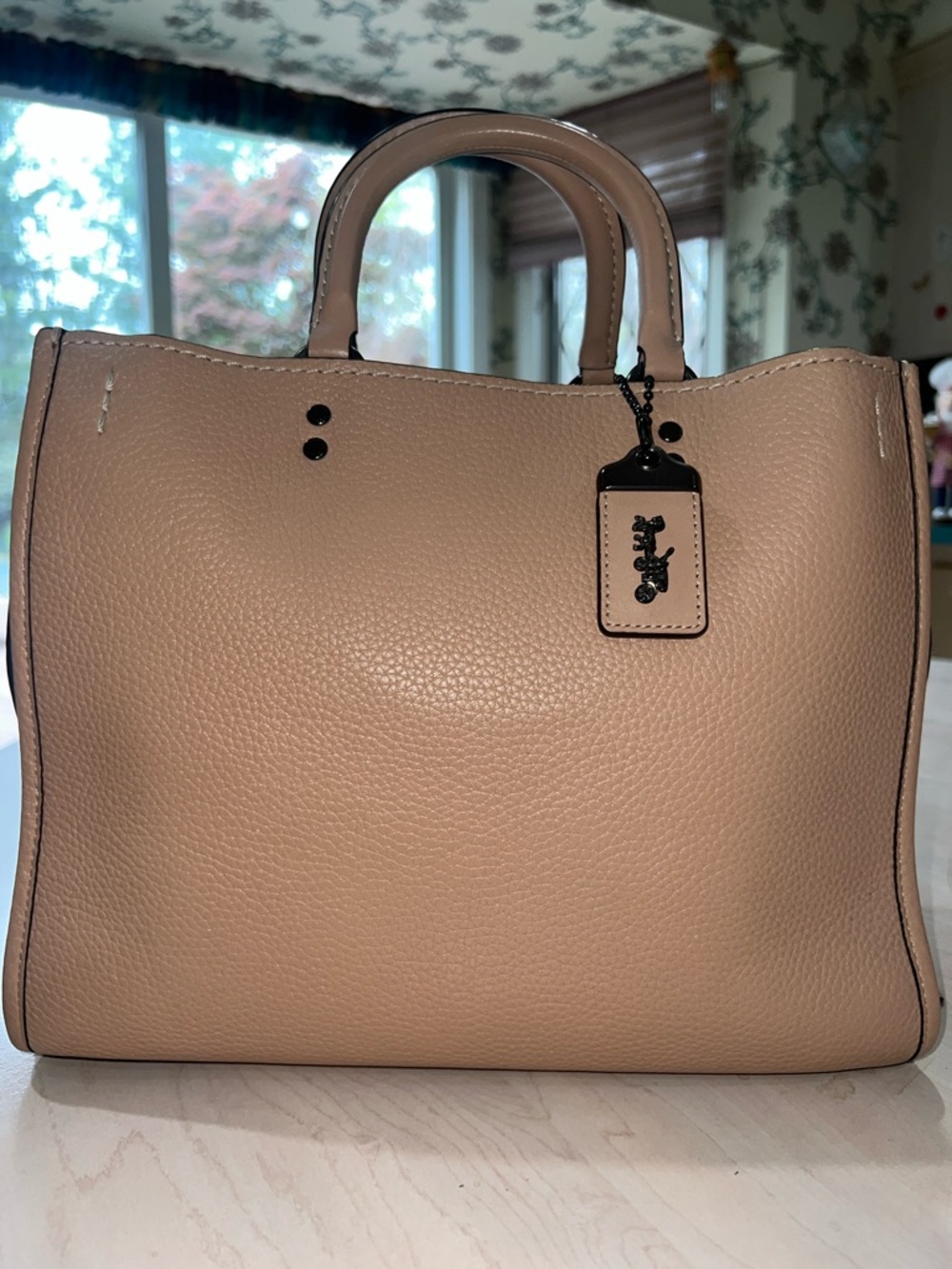 Coach 1941 Rogue 30/31 Nude Pink Pebbled Leather